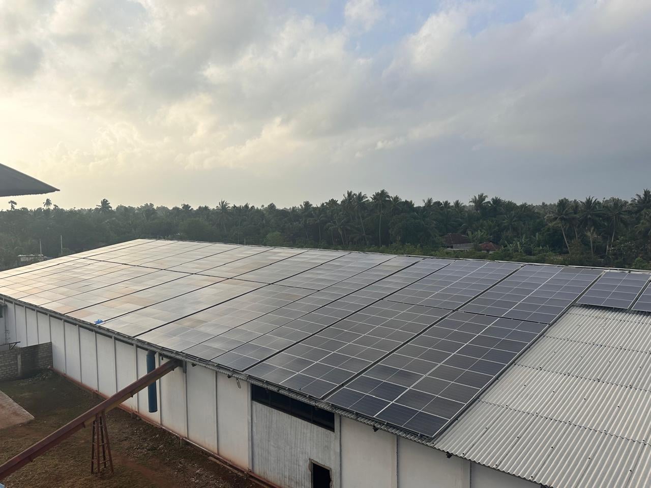 Solar panel installation 1